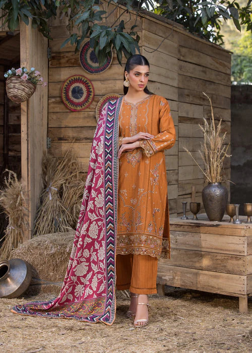 Bin Tayyab Khaddar (BT-113) 3-Piece Stitch Suit - Bin Tayyab