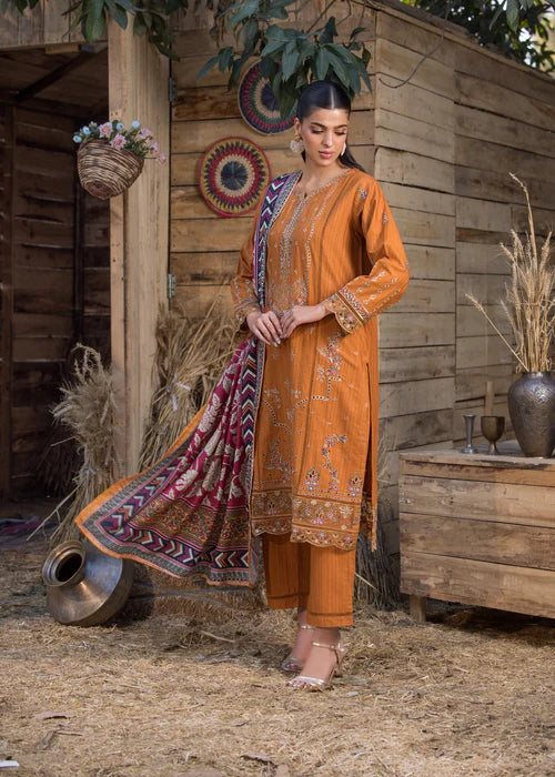 Bin Tayyab Khaddar (BT-113) 3-Piece Stitch Suit - Bin Tayyab